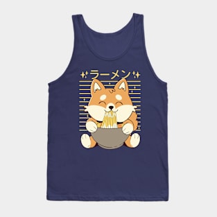 Kawaii Ramen Shiba Tank Top